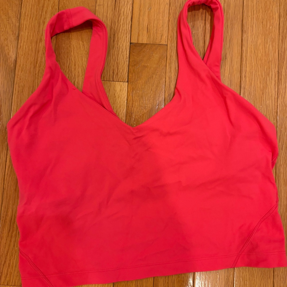 Lululemon align tank, size 10, bought in 2023, hot pink color, no pads